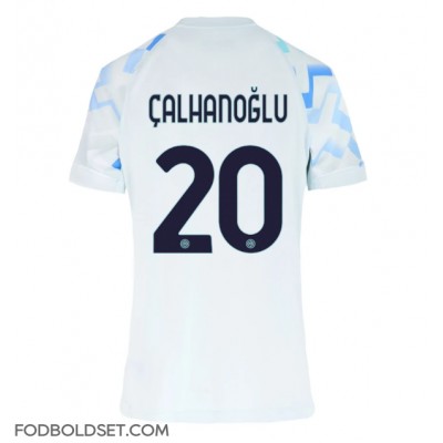 Inter Milan Hakan Calhanoglu #20 Udebanetrøje Dame 2025-26 Kortærmet Inter Milan Hakan Calhanoglu #20 Udebanetrøje Dame 2025-26 Kortærmet